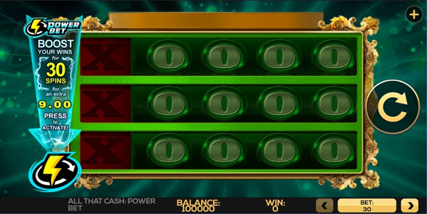 Jogue All That Cash Power Bet Gratuitamente em Modo Demo